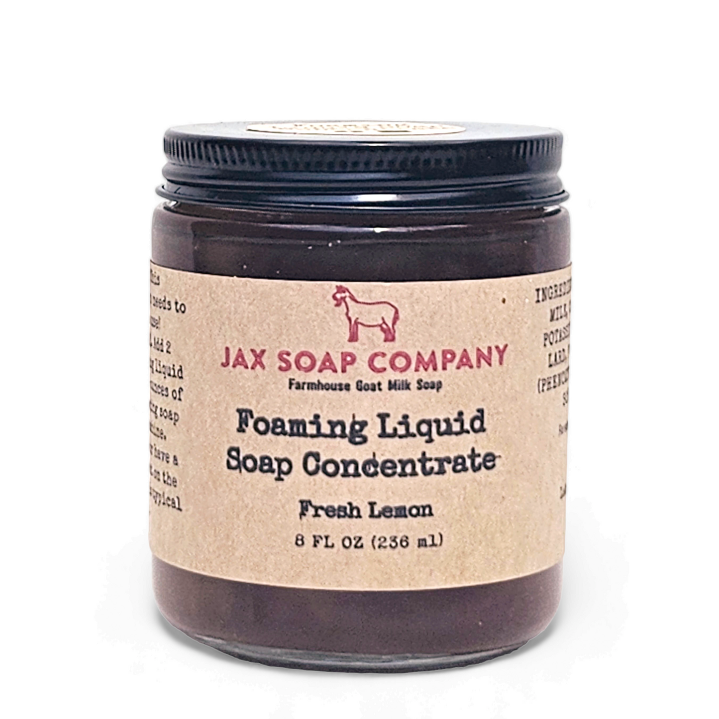 Foaming Hand Soap Concentrate Foaming Liquid Soap Concentrate Jax Soap Company