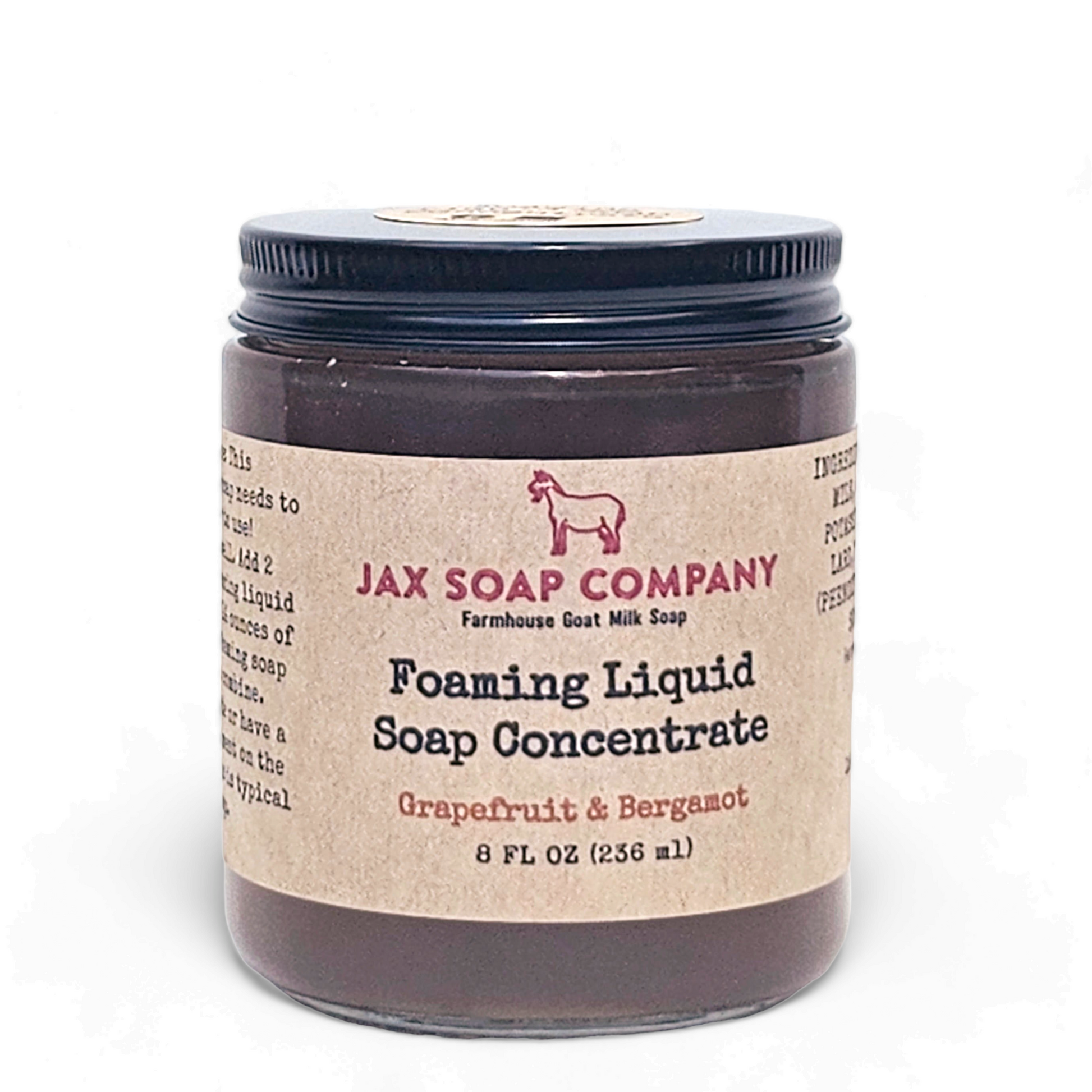 Foaming Hand Soap Concentrate Foaming Liquid Soap Concentrate Jax Soap Company