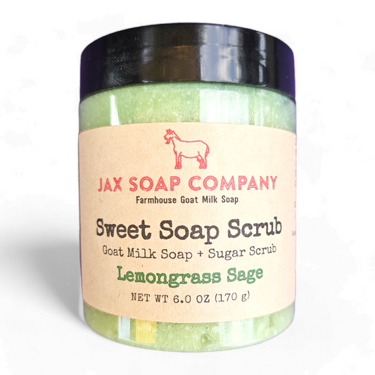 Sweet Soap Scrub Sweet Soap Scrub Jax Soap Company Lemongrass Sage