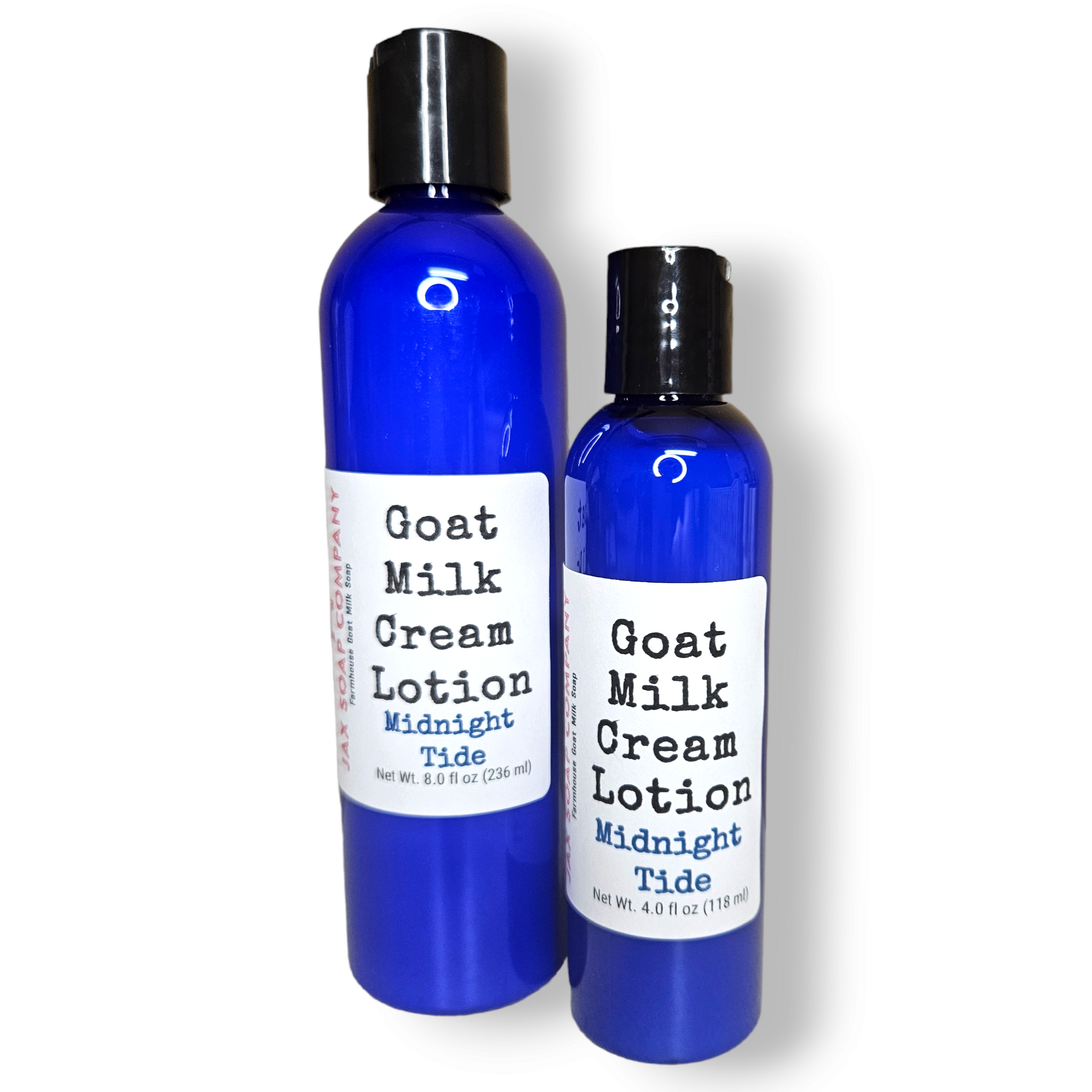 Goat Milk Cream Lotion- Summer Series '24 cream lotion Jax Soap Company Midnight Tide 8 ounce 