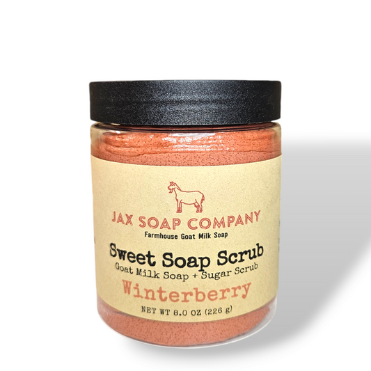 Winterberry Sweet Soap Scrub POS Sweet Soap Scrub Jax Soap Company