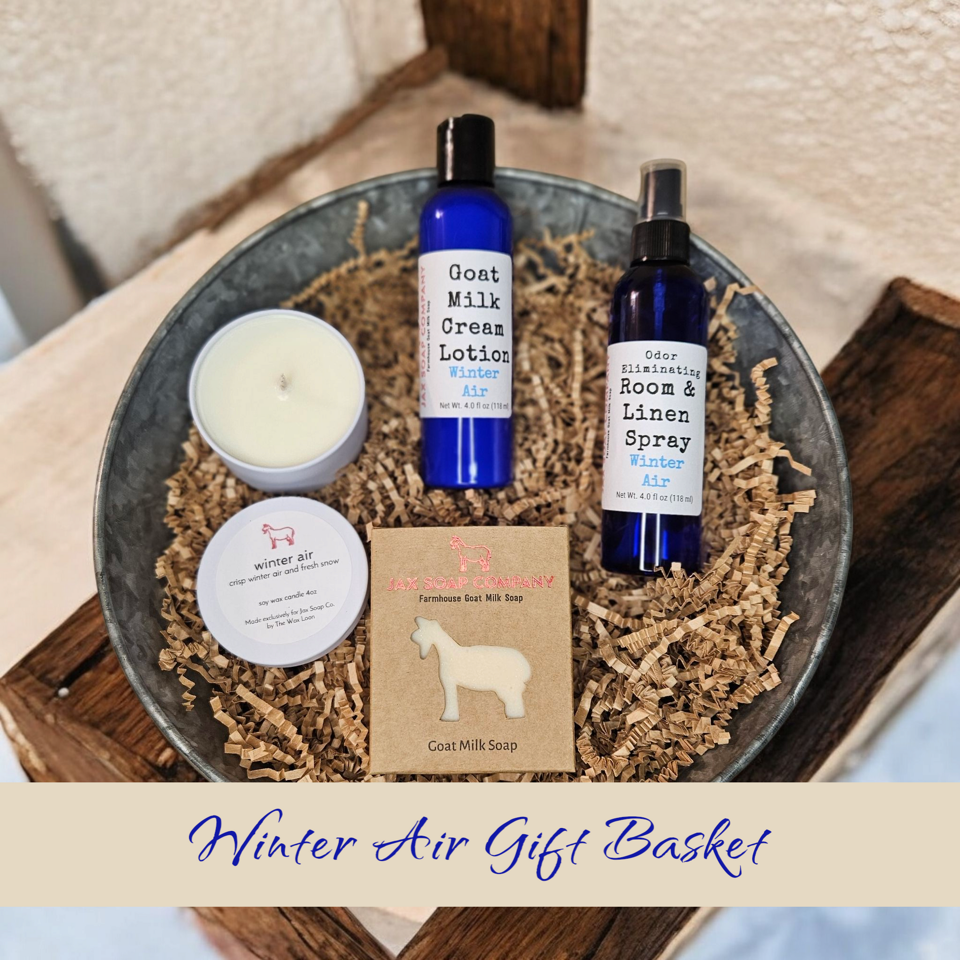 Winter Air Gift Basket Jax Soap Company
