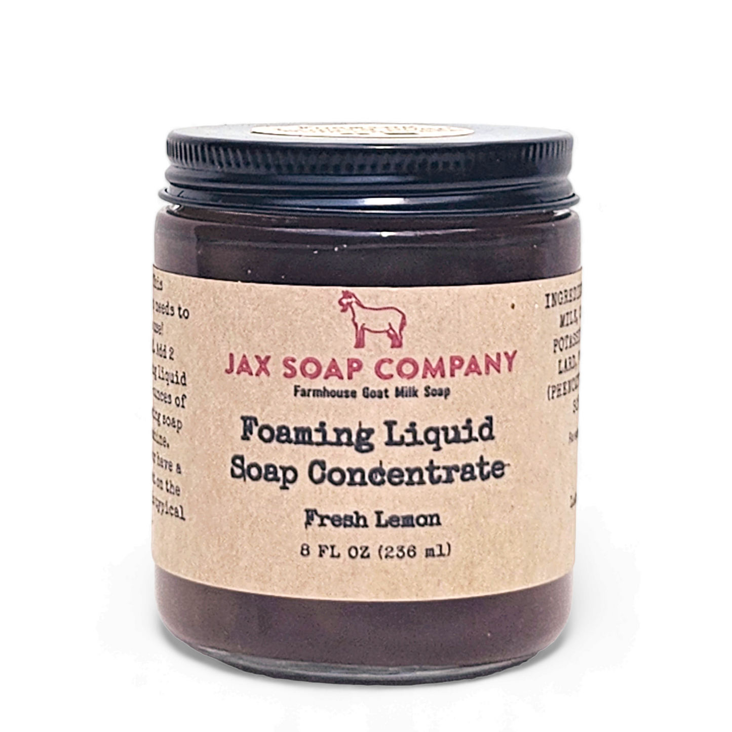 Foaming Hand Soap Concentrate Foaming Liquid Soap Concentrate Jax Soap Company   