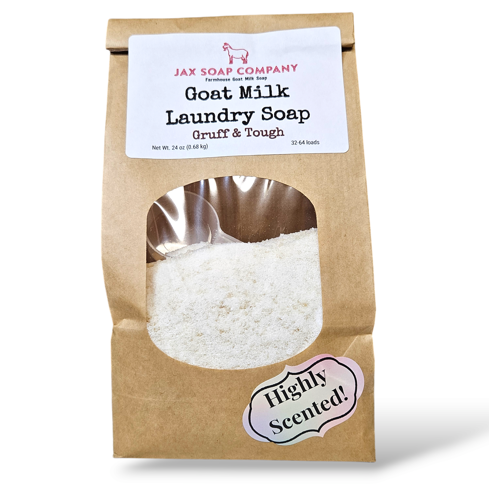 Goat Milk Laundry Soap  Jax Soap Company Gruff & Tough  